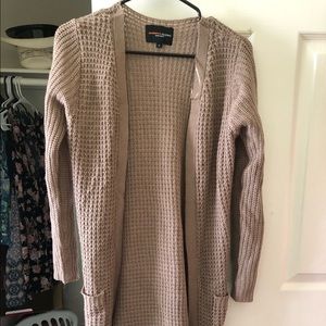 long sleeves and length cardigan